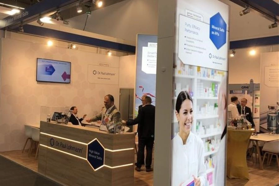 Paul Lohmann booth and posters